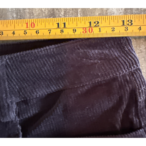 STAUD Womens Chisel Corduroy Pants Mahogany Solid Straight Button Zip Closure 2 - Picture 4 of 12